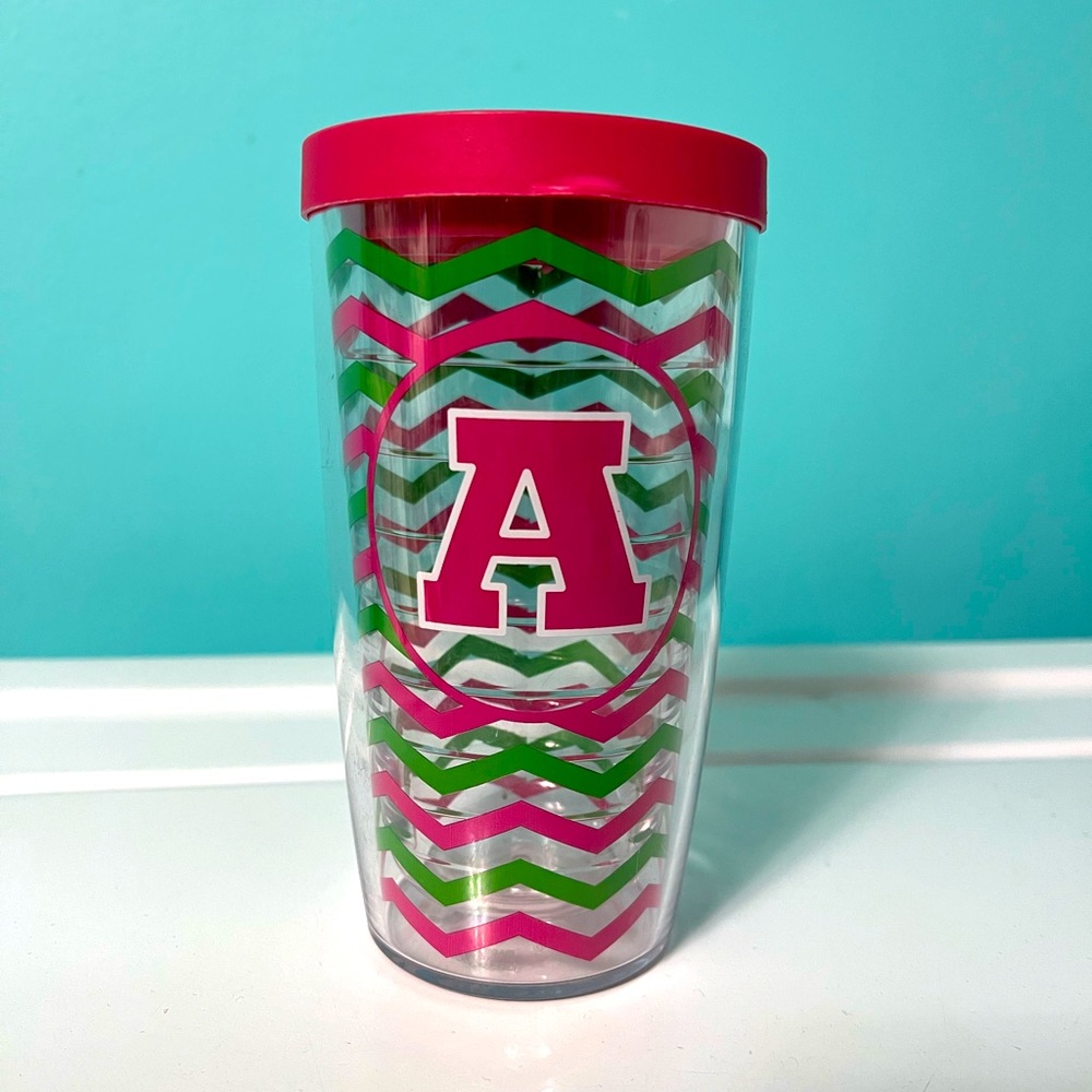 Tervis initial, monogram “A” tumbler